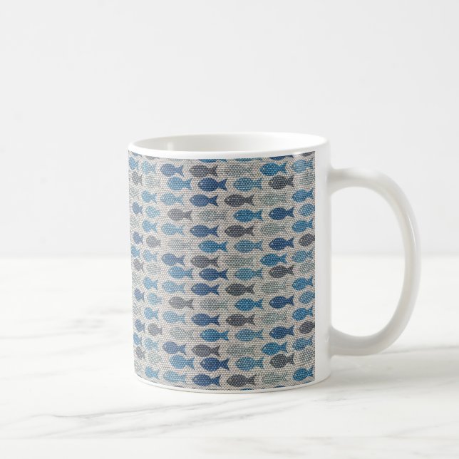 Caneca De Café Linen Fish (Direita)