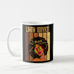 Caneca De Café Linen Services Afro-Americano Black History