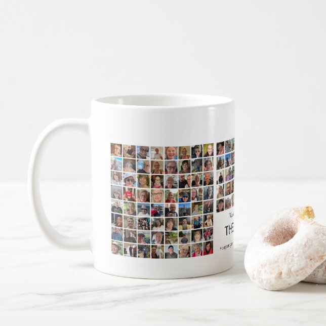 Caneca De Café Linfoma de Célula do Manto: Colagem de Viagens (Com Donut)