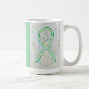 Caneca De Café Linfoma Não Hodgkins Sensibilização Fita Angel Mug