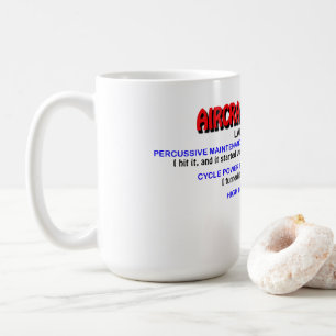 Caneca De Café Língua de Engenheiro da aeronave 101