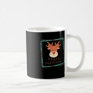 Caneca De Café Língua de sinais Reindedo de Natal surdo surdo sur