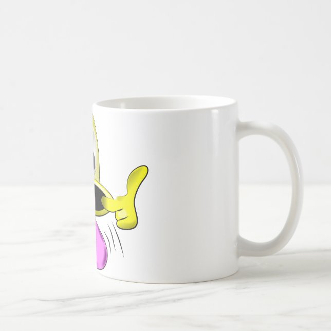 Caneca De Café Língua Wagger (Direita)