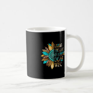 Caneca De Café Linguagem gestual vivendo a vida de um surdo orgul