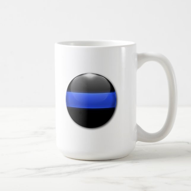 Caneca De Café Linha Azul Fino (Direita)