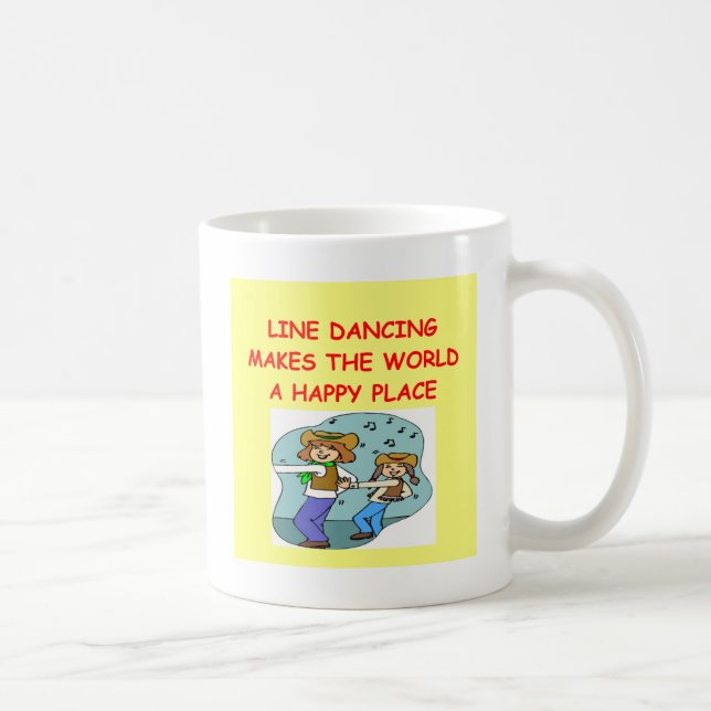 Caneca De Café linha dança (Direita)