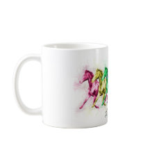 Linha de coro eqüino do arco-íris