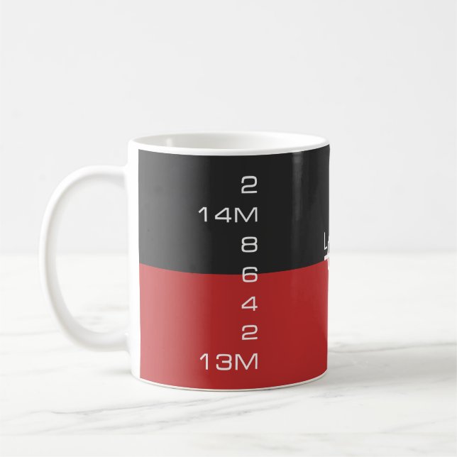 Caneca De Café Linha de plimsola (Esquerda)