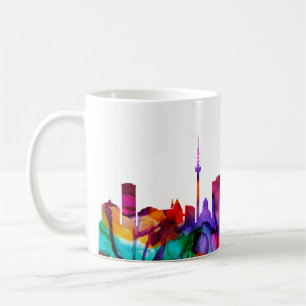 Caneca De Café Linha do horizonte de Leipzig