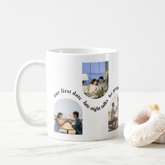 Caneca De Café Linha do tempo de fotos personalizada - Presente d