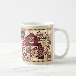 Caneca De Café Linha principal Ukulele Barnfest IV de