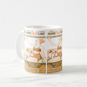 Caneca De Café Linha rápida calendário da costa