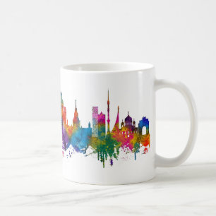 Caneca De Café Linha Skyline Rússia de Moscou