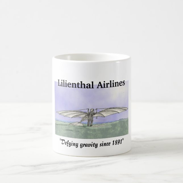 Caneca De Café Linhas aéreas de Lilienthal (Centro)