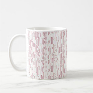 Caneca De Café Linhas Circuito