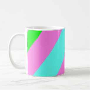 Caneca De Café Linhas coloridas