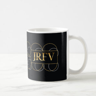 Caneca De Café Linhas de Anéis Entrelaçados JRFV