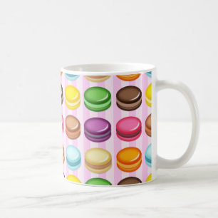 Caneca De Café Linhas de Macarons