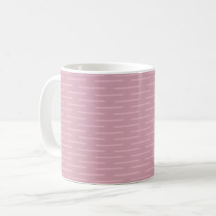 Caneca De Café Linhas Sutis em Rosa