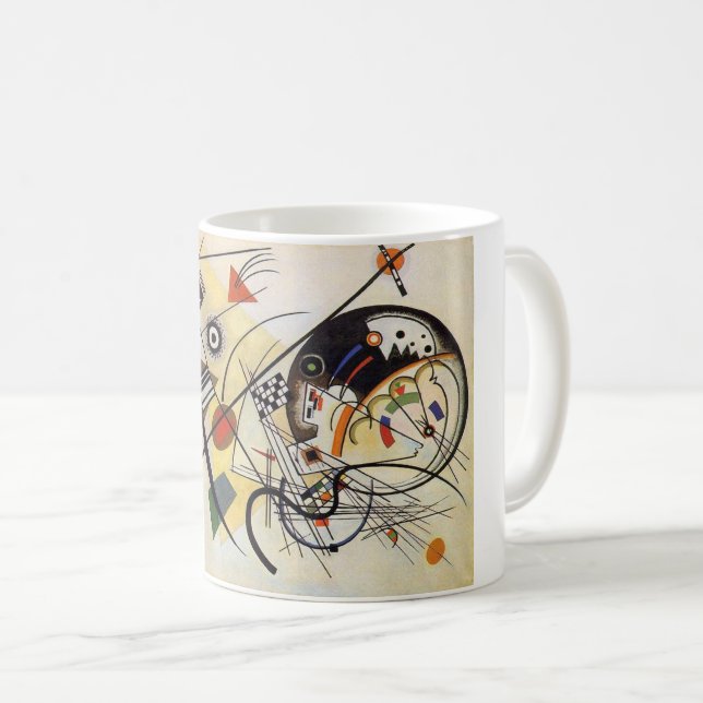 Caneca De Café Linhas transversais (Frente Esquerda)
