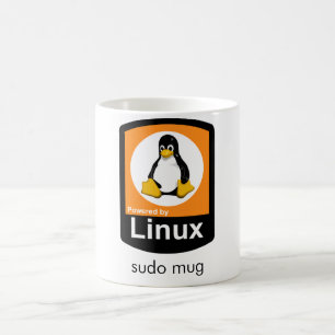 Caneca De Café Linux - sudo Mug