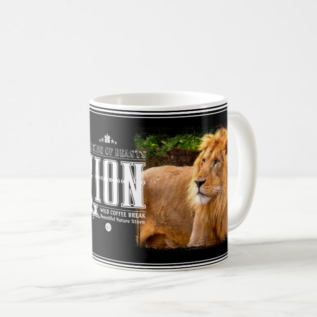 Caneca De Café Lion (Frente Esquerda)