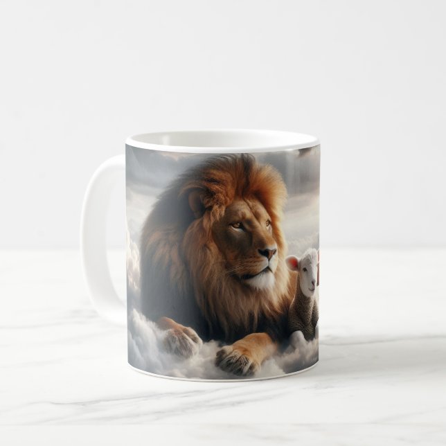 Caneca De Café Lion e Lamb Café Mug (Frente Esquerda)
