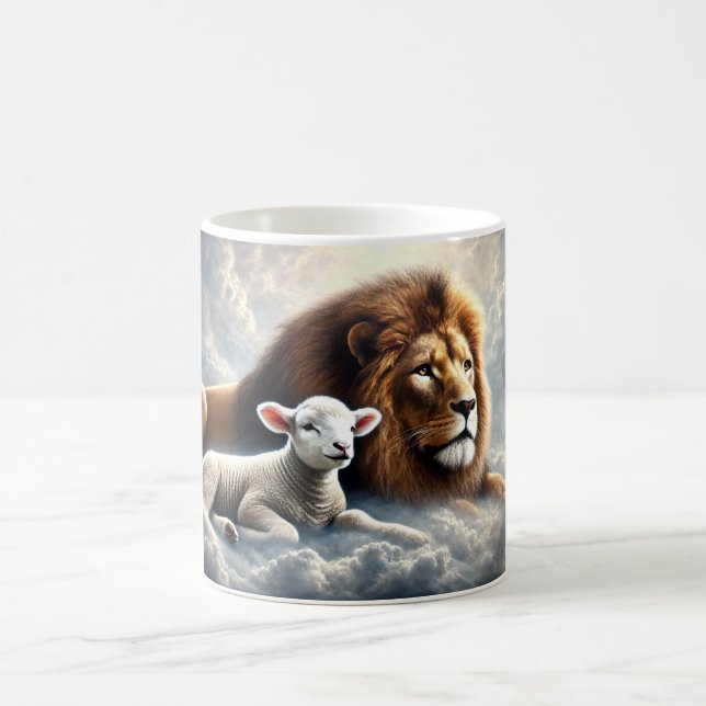 Caneca De Café Lion e Lamb Mug (Centro)