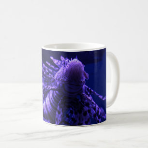 Caneca De Café Lion Fish White Coffee Mug