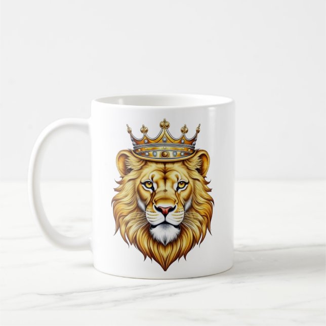 Caneca De Café Lion King Yellow Head Luxury (Esquerda)