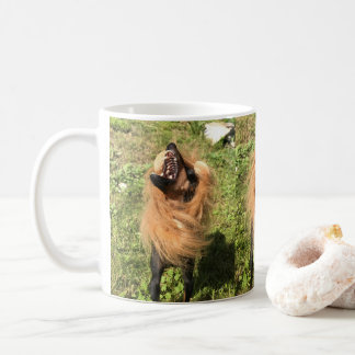 Caneca De Café Lion Puppy Mug w Manchester Terrier