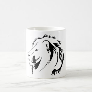 Caneca De Café Lion Tribal 001