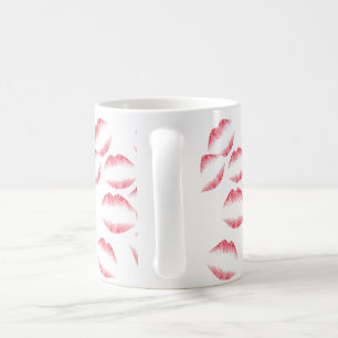 Caneca De Café Lip Mug Rosa