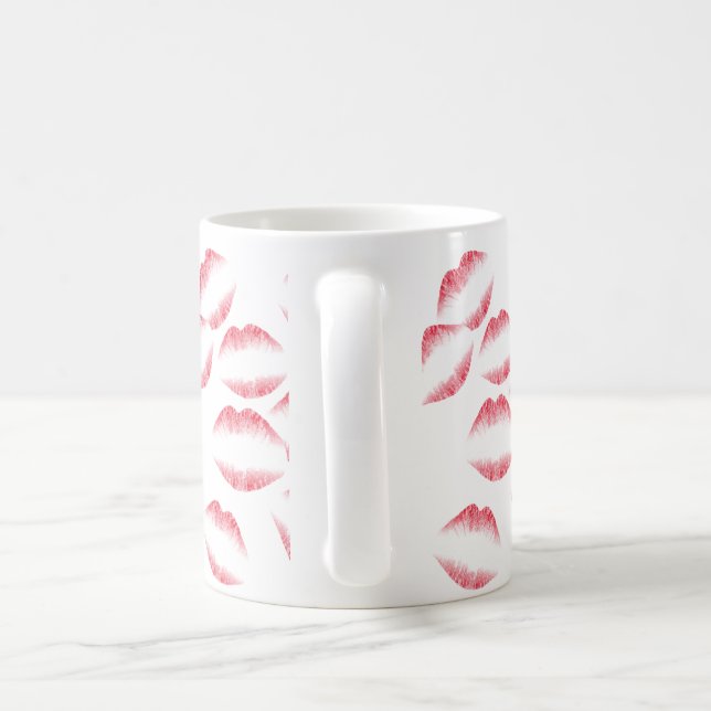 Caneca De Café Lip Mug Rosa (Alça)