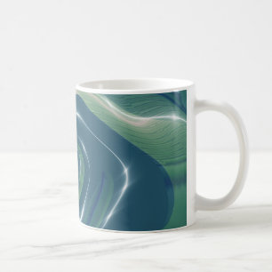 Caneca De Café Liquid Gnarly Fractal