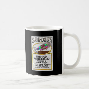 Caneca De Café Líquido escrevendo da tevê de Sanford notícia