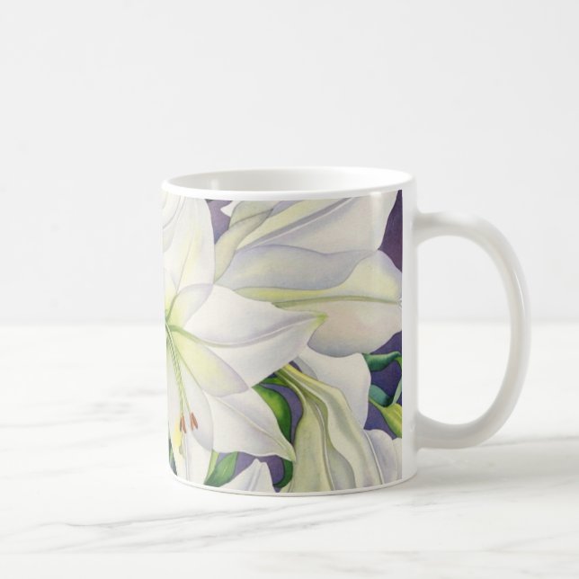 Caneca De Café Lírios brancos 2008 (Direita)