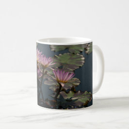 Caneca De Café Lírios-d'água Rosa