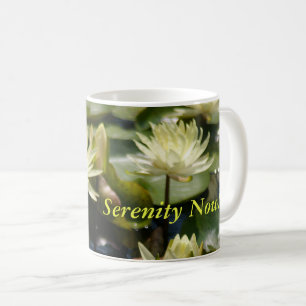 Caneca De Café Lírios de Água Lotus Amarelos
