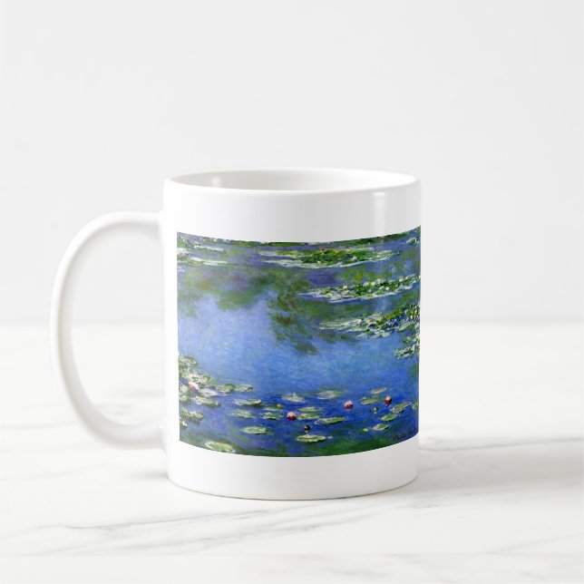 Caneca De Café Lírios de água por Claude Monet (Esquerda)