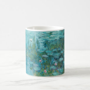 Caneca De Café Lírios de água (por Claude Monet, 1915)