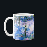 Caneca De Café Lírios de Água Rosa Monet<br><div class="desc">Uma caneca de café,  cor-de-rosa,  com lindos lírios de água cor-de-rosa flutuando em um lago azul calmo com almofadas de lírios. Um presente de Monet excelente para fãs do impressionismo e da arte francesa. Inimpressionismo sereno na natureza com lindas flores e paisagem de lagoas cênicas.</div>