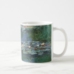 Caneca De Café Lírios de Claude Monet, Flores Vintage