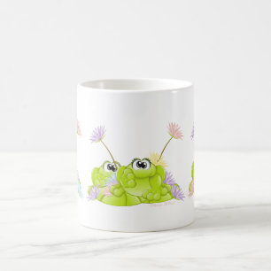 Caneca De Café Lírios de Froggie n