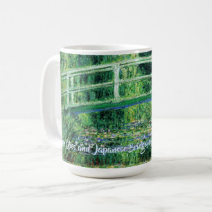 Caneca De Café Lírios e Ponte Japonesa, Claude Monet