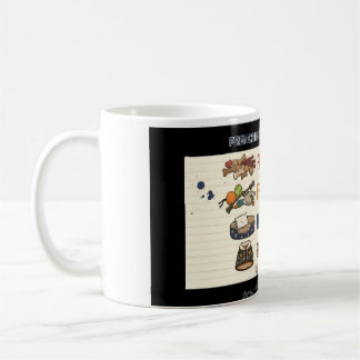 Caneca De Café Lista de Compras Divertida para Mãe de Frenchie -