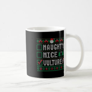 Caneca De Café Lista de Natal de Abutre Malvado Simpático Amantes