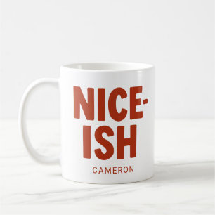 Caneca De Café Lista Divertida e Legal Personalizada Nome Negrito