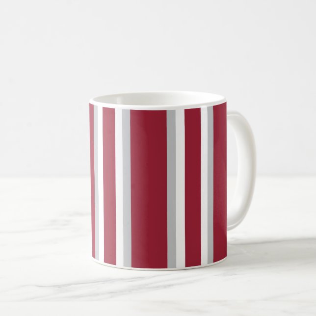 Caneca De Café Listra de Pólo Arkansas (Frente Esquerda)
