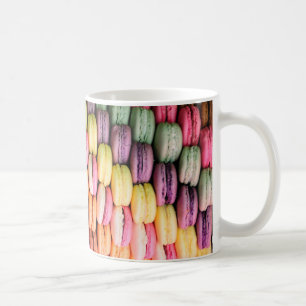 Caneca De Café Listra do arco-íris de biscoitos empilhados de